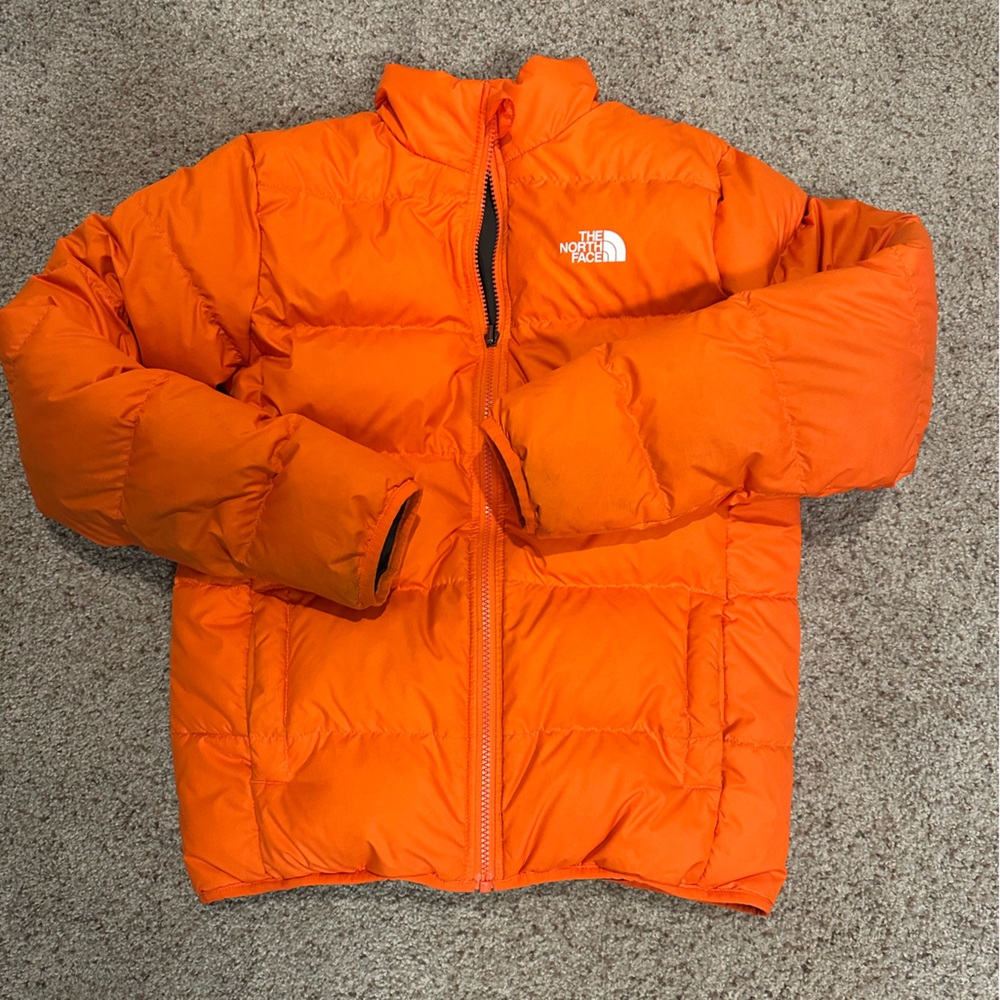 The North Face YL reversible down puffer